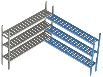 Дополнительная секция угловая Polair LOAD.ME POLY 18AL.3PP40.10C